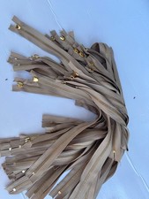 X72 Cerniere Lampo Zip metallo OPTI senza tiretto cm 43 Nocciola – Pz. 40