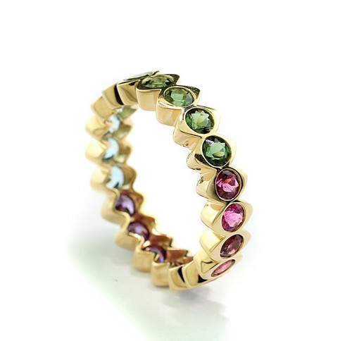 Anello eternity oro giallo - anello,
