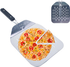 Starmise Pala per Pizza Corta Forata, Pala Pizza Acciaio Inossidabile 59,5 X 30 
