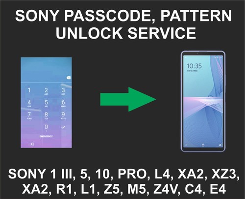 Sony pass modello sblocco - sony, modello,