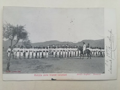 Cartolina truppe coloniali - cartolina,