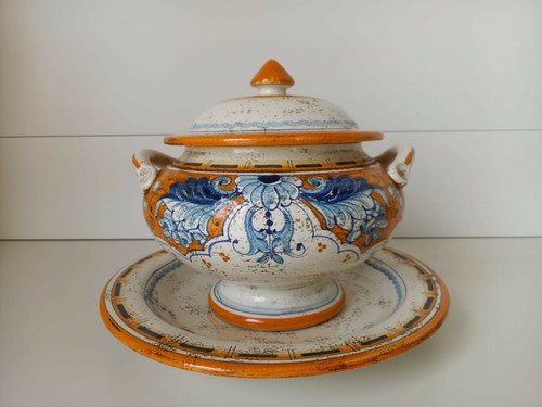 Vaso ceramica decorato a - vaso,