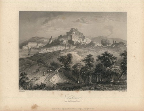 C1850 subiaco lazio - subiaco,