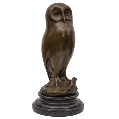 Scultura bronzo civetta - scultura,