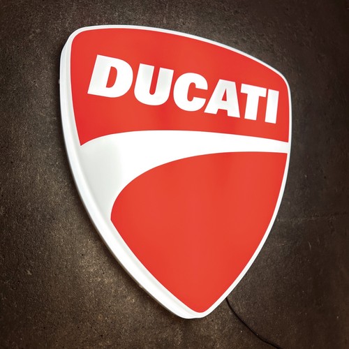 Ducati badge led - badge, illuminated