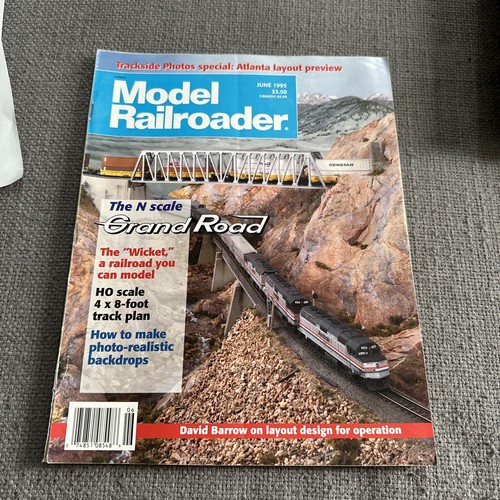 Model railroader magazine june - model,