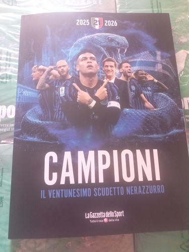 Libro inter campione italia - inter, d'italia