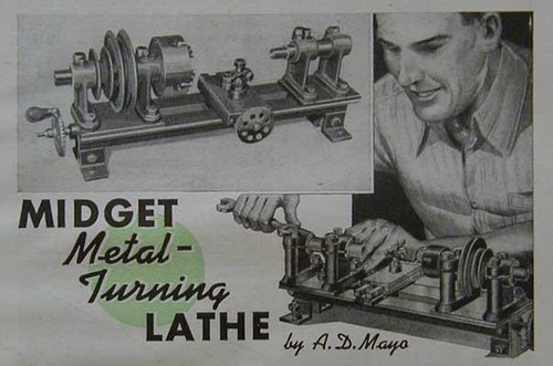 Midget tornio metallo - 4,
