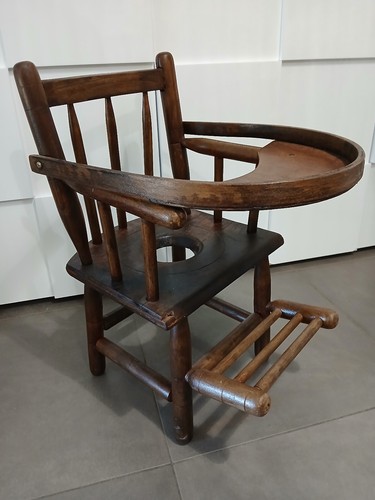 Antica sedia seggionone - sedia, legno