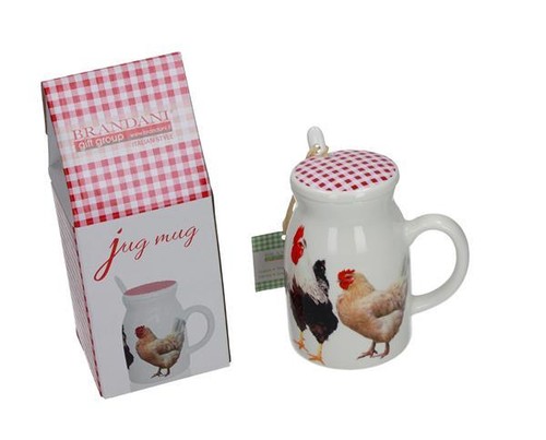 Mug porcellana coperchio - porcellana,