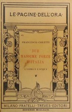 Coletti, Due massime forze d’Italia. L’uomo e l’acqua. Conferenza tenuta a Firen