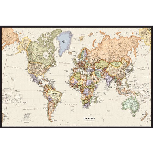 Enorme mappa del - mappa, tela