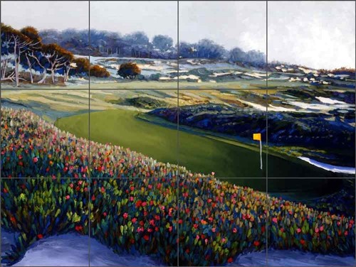 Piastrella golf murale jack - piastrella,