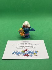 PUFFI SMURFS PUFFO BONTINA CON BAMBOLA SMURF CHILD WITH DOLL  20446