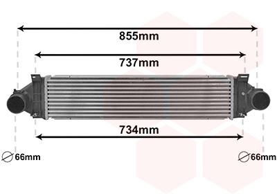 Intercooler llk radiatore - intercooler,