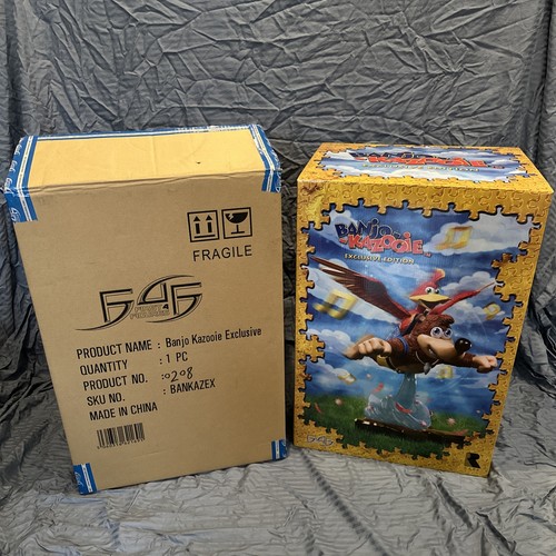 Statua resina banjo kazooie - statua, banjo-kazooie
