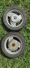 SET 2 GOMME estive + cerchi 90/90 R10 50 J DURO kymco booster vespa niu LML TNT