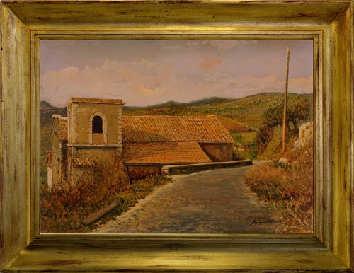 Scorcio borgo dipinto ad - di,