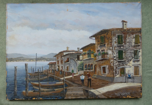 Quadro olio tela - su,