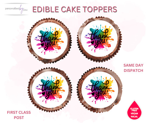 Topper edibili tema cupcake - topper,
