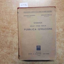 ZANOBINI - CODICE DELLE LEGGI