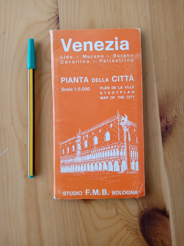 Venezia pianta della - venezia, città