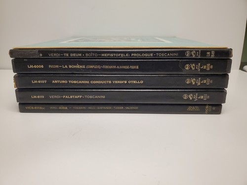 Lot toscanini opera vinyl - lot, of