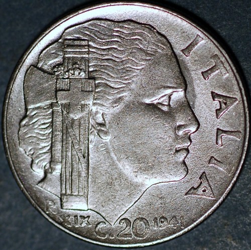 Italy centesimi 1941 - italy, 20