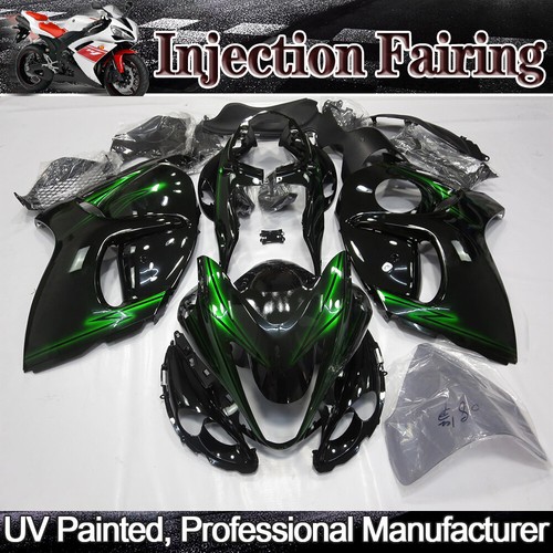 Black green fairings kit for - green,