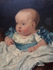 Quadro Antico Ritratto Bambino