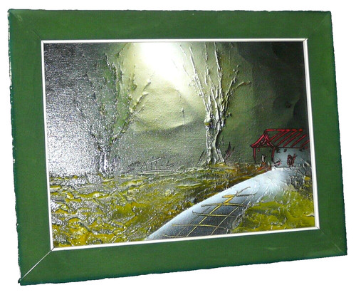 Quadro dipinto smith anni 70 - quadro,