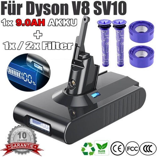 Batteria 0ah per dyson v8 - 9.0ah,