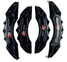 4x Copri Pinza Freno Nero per