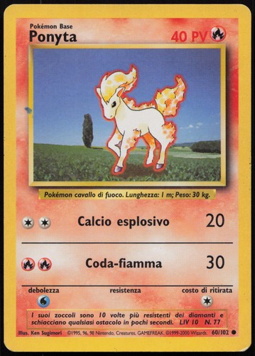 Pokemon tcg ponyta 102 gd - pokemon, 60/102