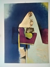 Gianni dova litografia cm - - ,