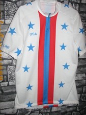 Vintage Cycling jersey shirt  maglia bici  ciclismo team USA '80s era Lemond