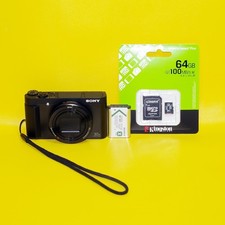 RARA fotocamera digitale Regno Unito Sony Cyber-shot DSC-HX90V 18,2 MP + 64 GB HX90 FAST P&P