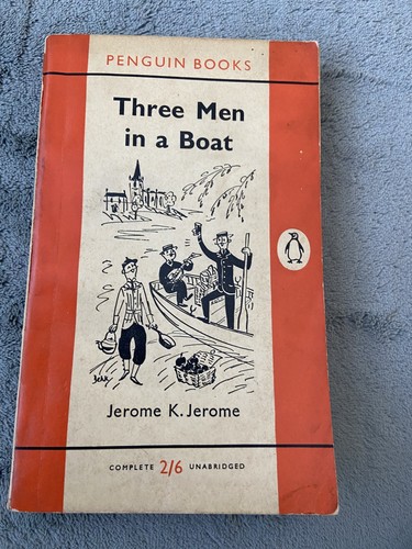 Three men boat jerome - a,