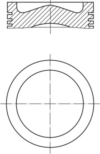 Pistone mahle 039 - mahle, 000