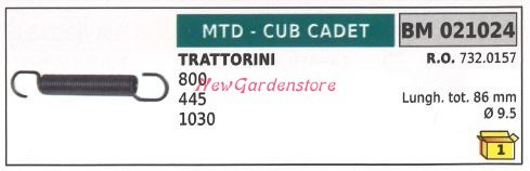 Molla trazione semovenza - , mtd