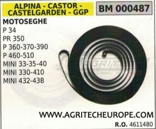 4611480 MOLLA PER AVVIAMENTO MOTOSEGA ALPINA CASTOR P 510 MINI 33 35 40 330 410
