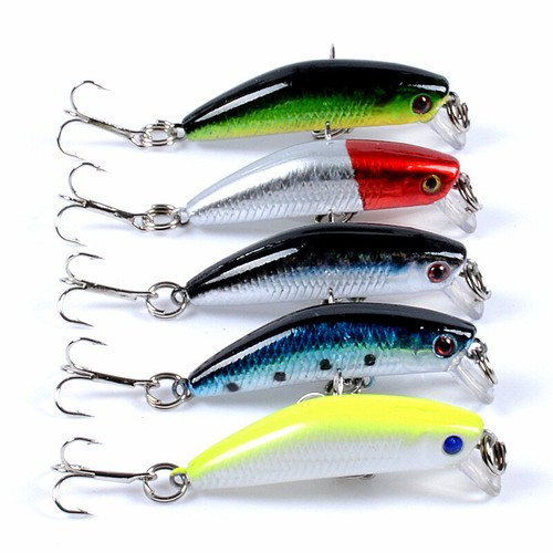 5pcs esca pesca minnow - minnow,