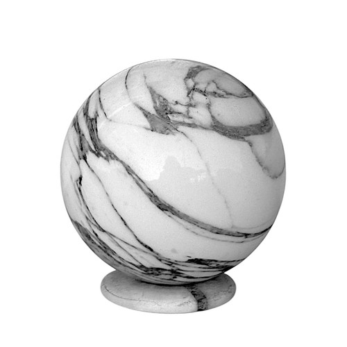 Sfera marmo bianco carrara - in,