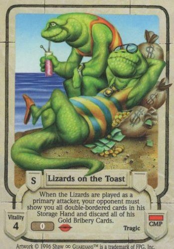 Lizards the toast - lizards,