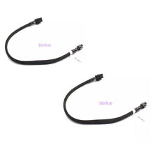 2PCS Mini 6 Pin a PCIE 6 Pin Scheda Video Cavo Alimentazione Adattatore per Mac Pro G5