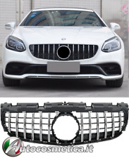 MERCEDES R172 SLC 2016-2019 GRIGLIA ANTERIORE CROMATA LOOK AMG PANAMERICANA-.