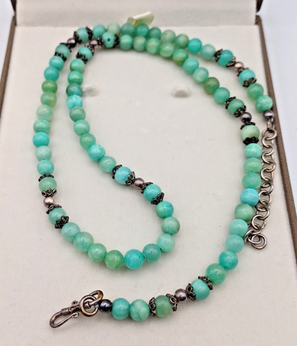 Collana perle amazzonite - collana,