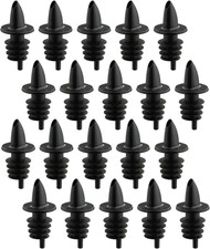 20 Tappi Dosatori per Bottiglie Di Liquori, Olio E Aceto, Dosatore Con Tubetto p