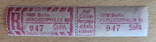 Ddr sbpa foglietto 1020 - sbpa,