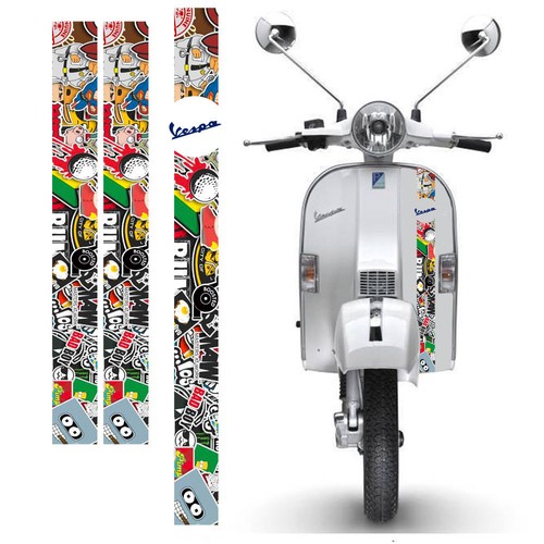 Adesivi vespa sticker bomb - vespa,